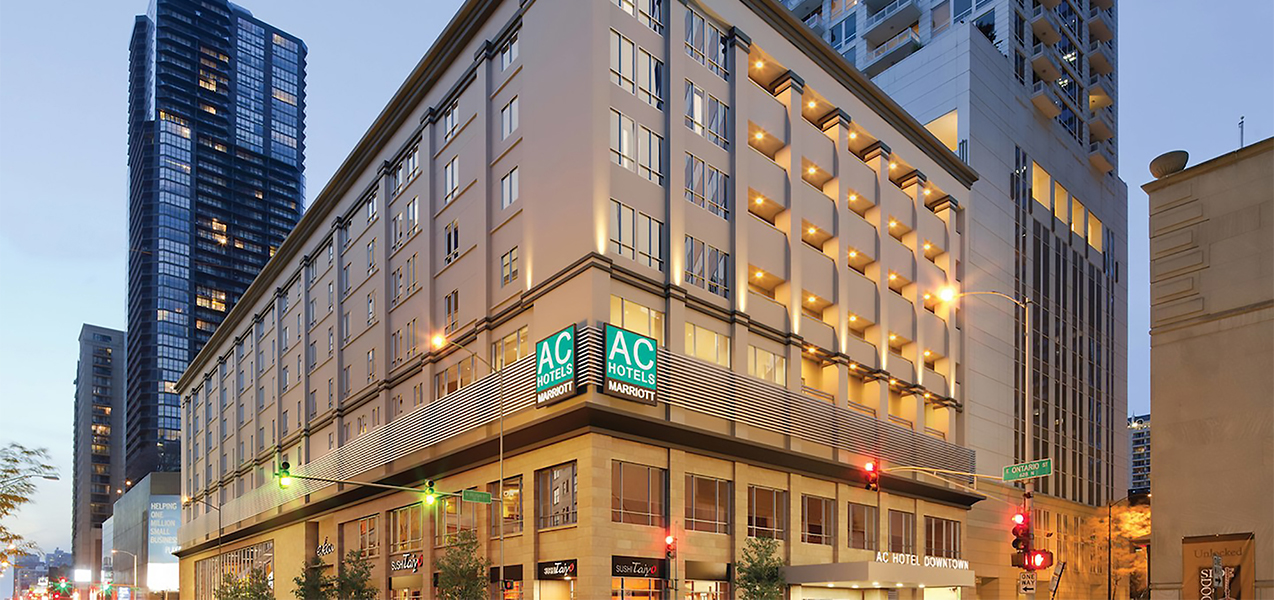 AC Hotel in downtown Chicago, IL, which is a construction project from Tri-North Builders.